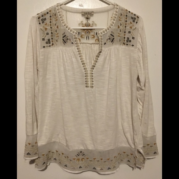 Tops - Lucky Brand Lightweight Blouse/ M